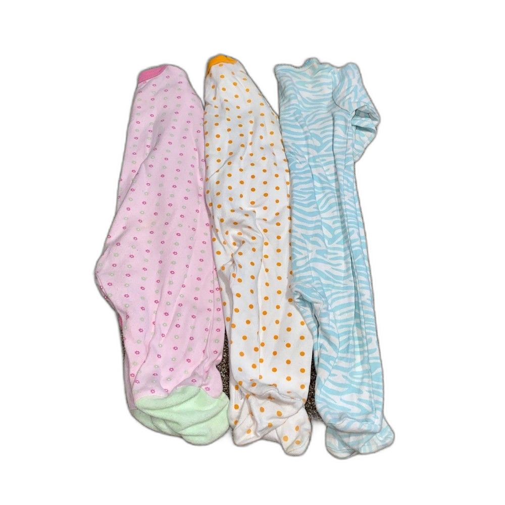 Carter’s Footie Pajamas Size 6/9 M Bundle